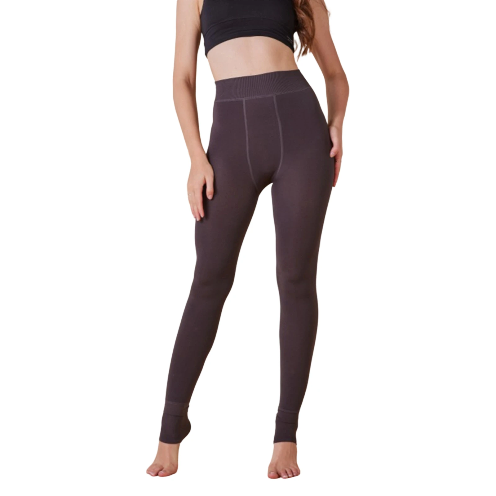 الصوف الدافئة وسميكة السراويل الضيقة مقاومة البرد بلون طماق المرأة طماق الشتاء الدافئة طماق