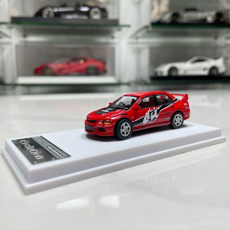 LMLF 1:64 Scale Diecast Alloy Car Model Mitsubishi Lancer EVO 9 Exquisite Detail Realistic Mini Collectible Replica Perfect Gift