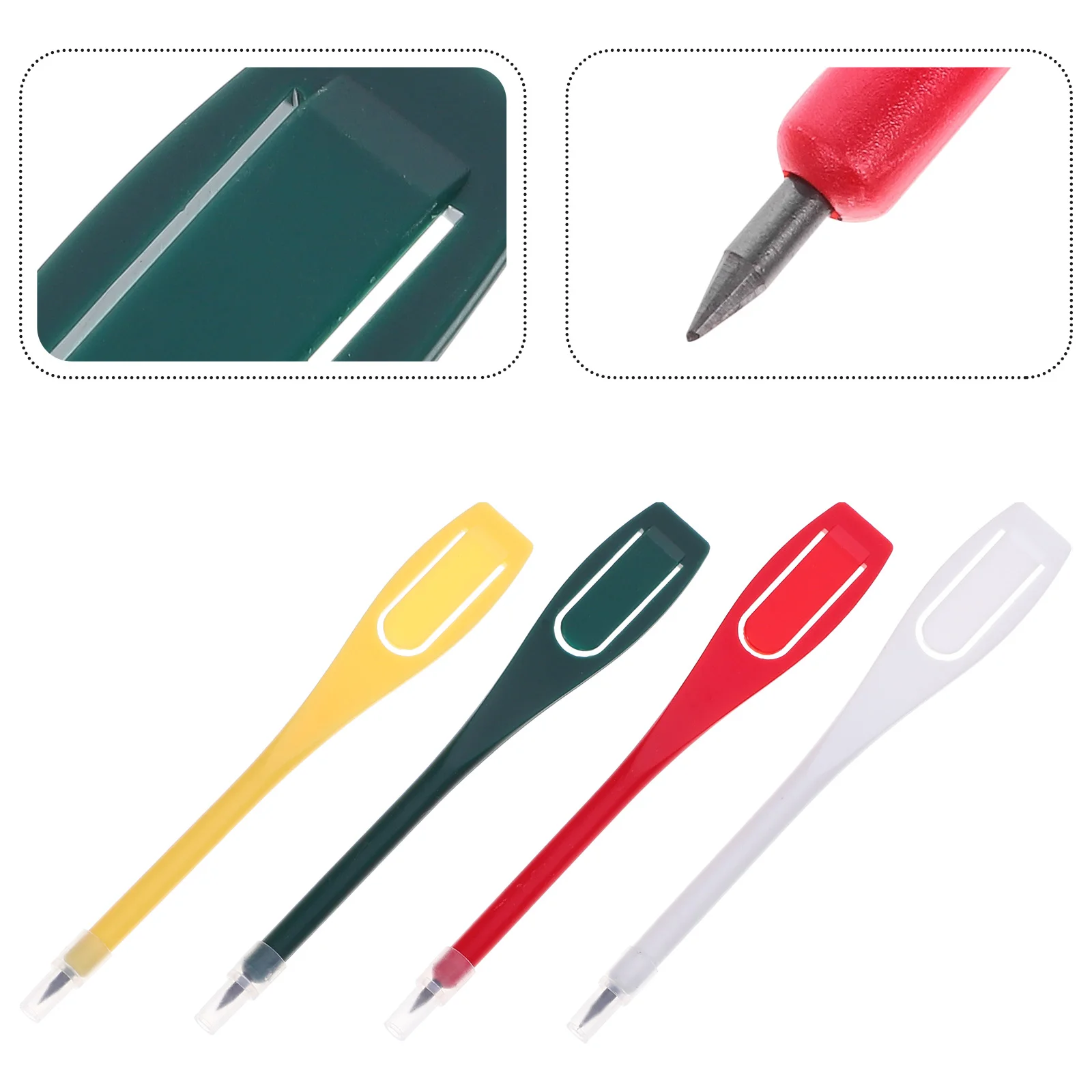 20pcs Marker Pens Pencil Lead Writing Scoring Pen Scorer (Mixed Color) marking pen lead scorer