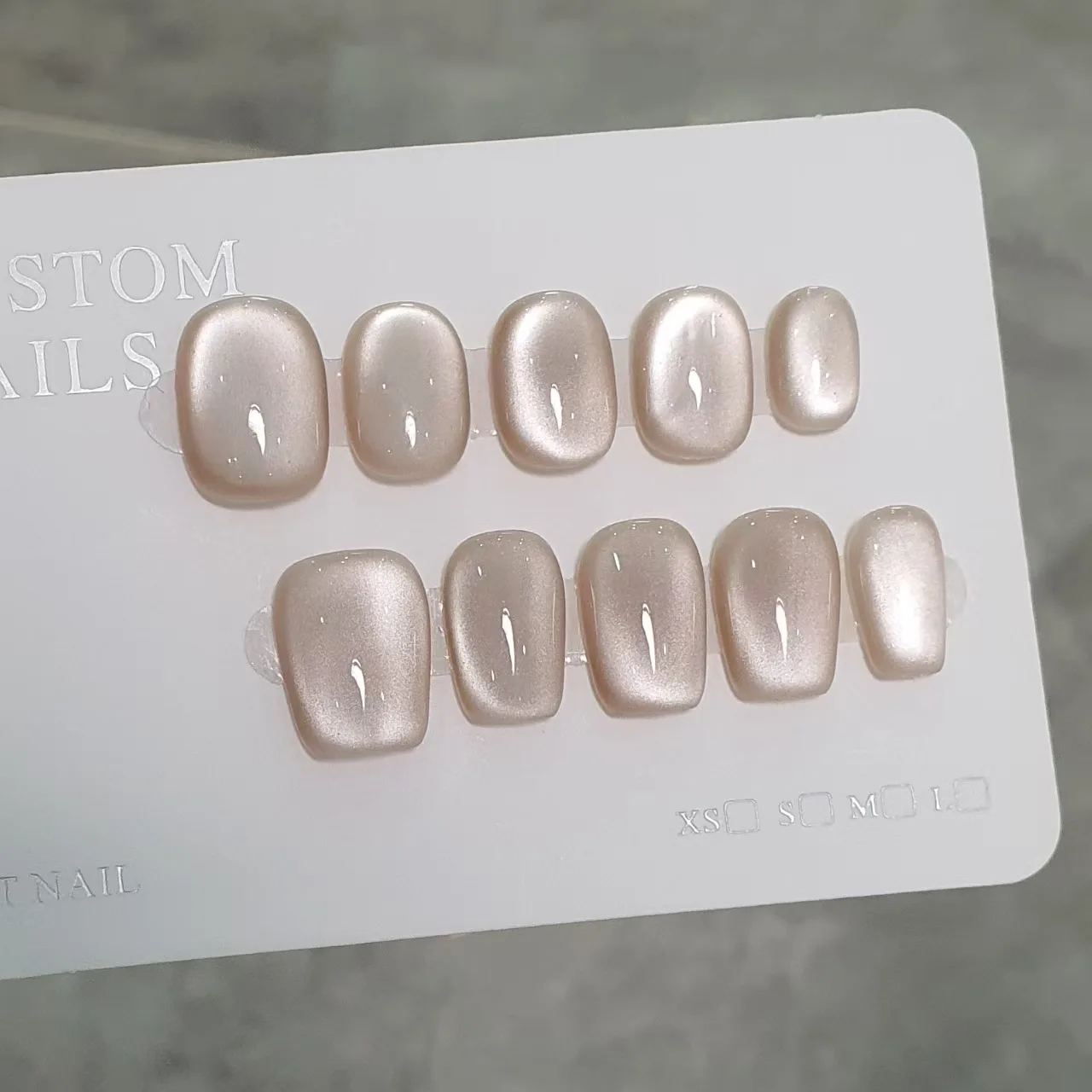 15 مللي ضوء الماء القط المغناطيسي هلام مسمار البولندية الشمبانيا اللون شبه دائمة للإزالة UV هلام كريستال طلاء الأظافر مسمار الفن مانيك #1