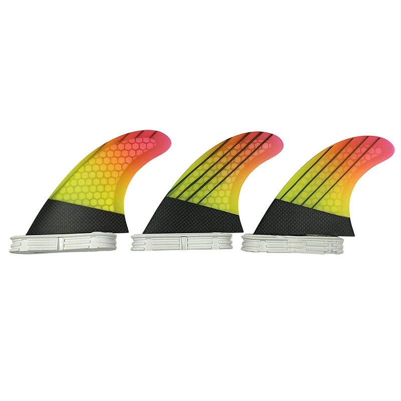 UPSURF FCS2 Fins for Surf Board, G5 and G7 Fin Fibre Honeycomb, Gradient Paddle Board Accessories, M and L Diving Accessories,