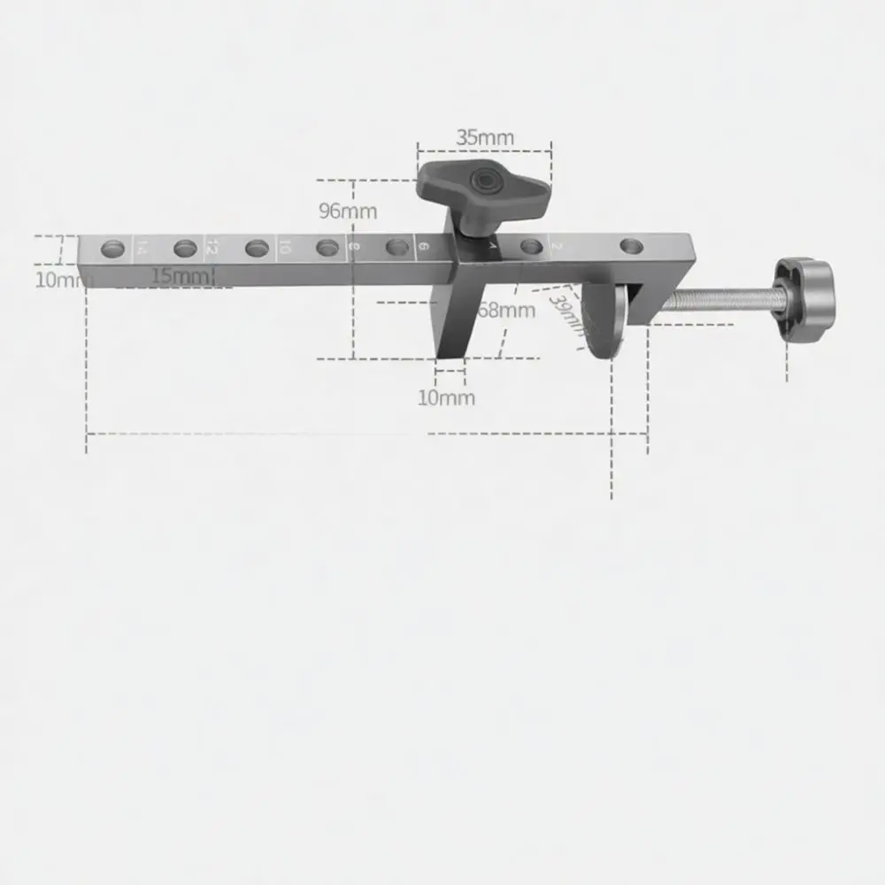 Professional Woodworking Fixture Adjustable G Clamp Y Clamp Aluminum Fastening Tool Manual Workbench Clamp For Pengbo