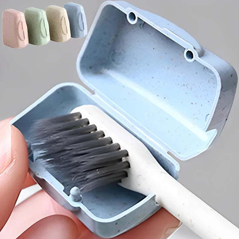 8/4Pcs Toothbrush Head Cover Case Portable Tooth Brush Holders Caps for Hiking Camping Toothbrush Head Box Bathroom Accessories