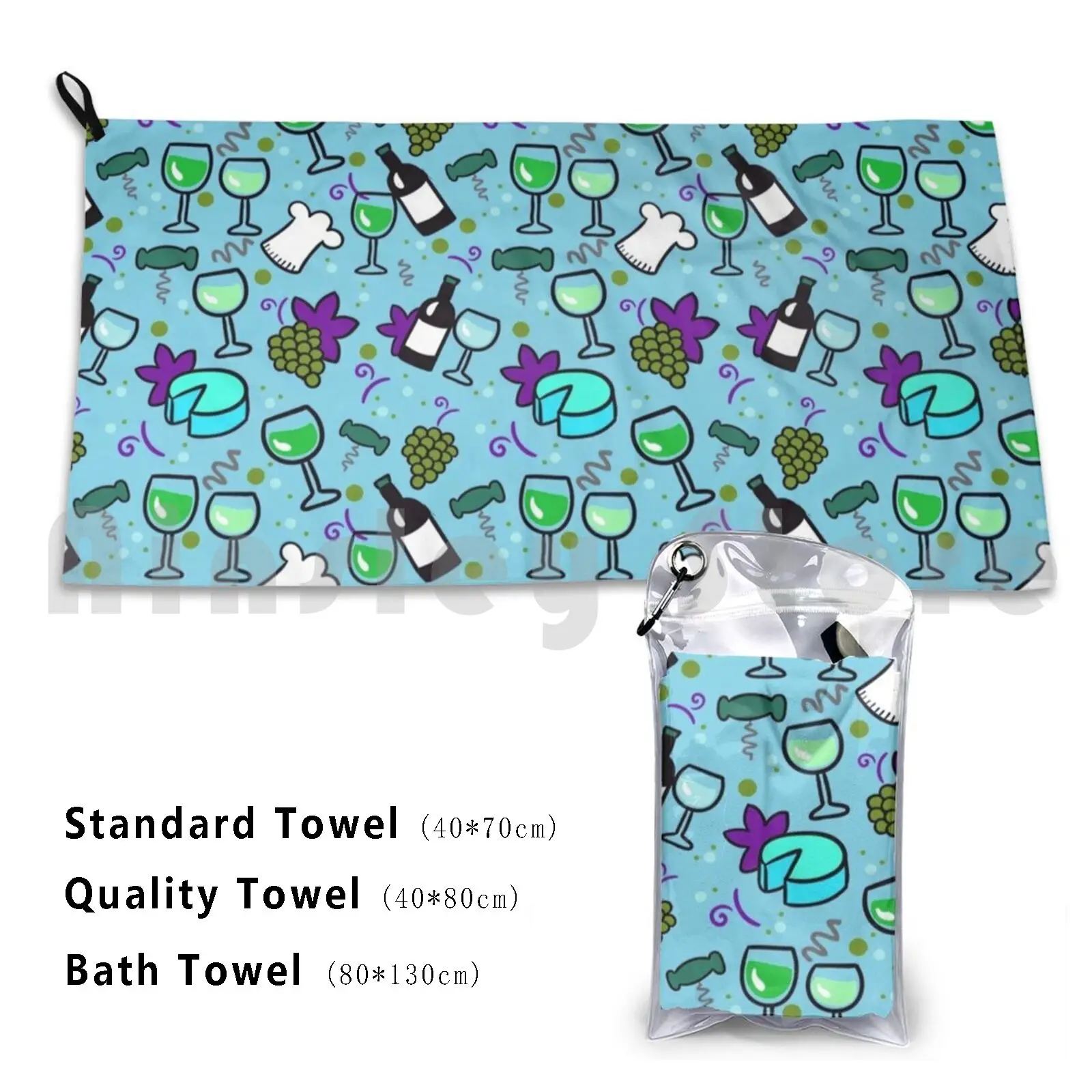 Towel Wine Blue 690… - image