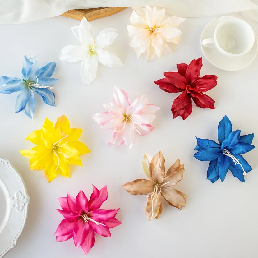 Künstliche Blumen Seide Lilie Festival Party Home Outdoor Garten Hochzeit Brautsträuße Zimmer Dekor DIY Geschenke Box Kranz Heißer Verkauf