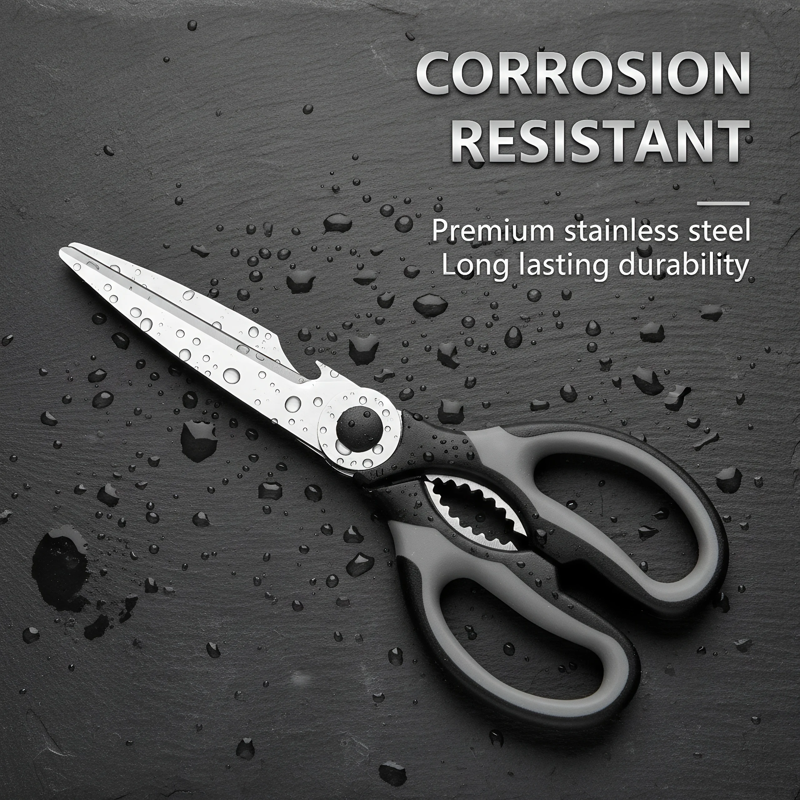 Outdoor & Camping Multi-Tool Scissors, Portable & Tough. 22cm, for Emergency & Home Use