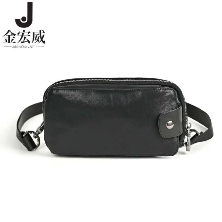 

【New Arrival】 Black Genuine Leather Crossbody Bag, Women's Small Camera Sling Purse with Adjustable Strap