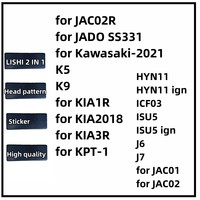 Lishi 2 in 1 tool Head pattern Sticker HYN11 ICF03 ISU5 J6 J7 for JAC for JADO SS331 for Kawasaki-2021 K5 K9 for KIA for KPT-1