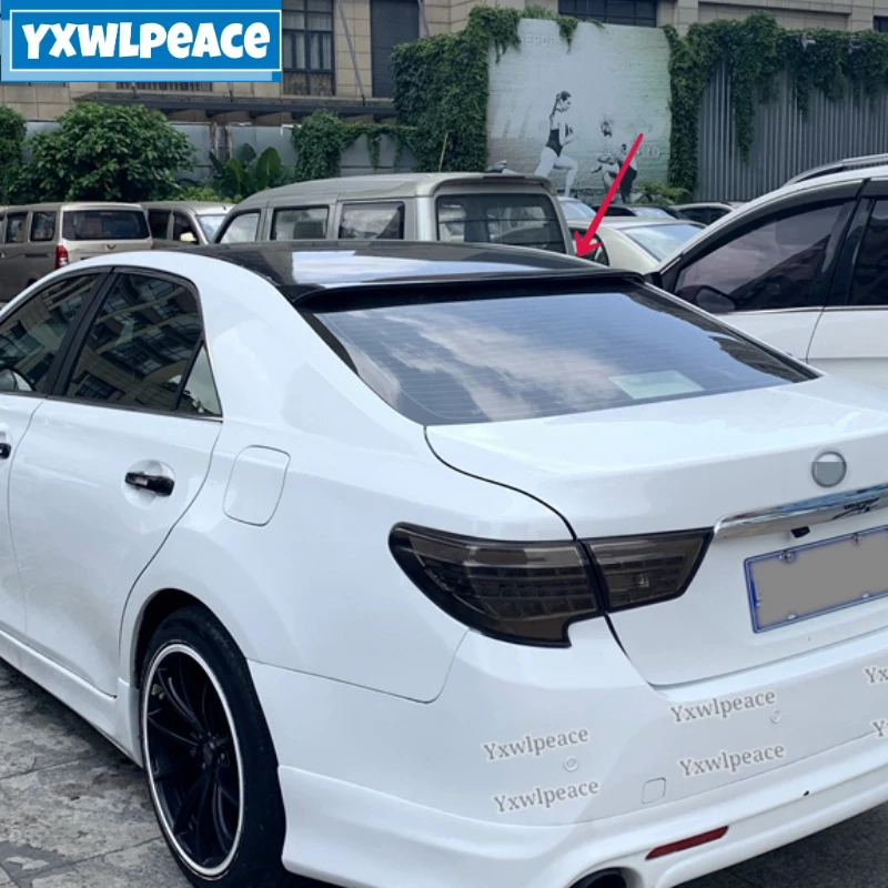 

For Toyota Mark X Reiz 2010 2011 2012 2013 2014 2015 2016 2017 Spoiler ABS Glossy Black Rear Window Roof Spoiler Car Styling