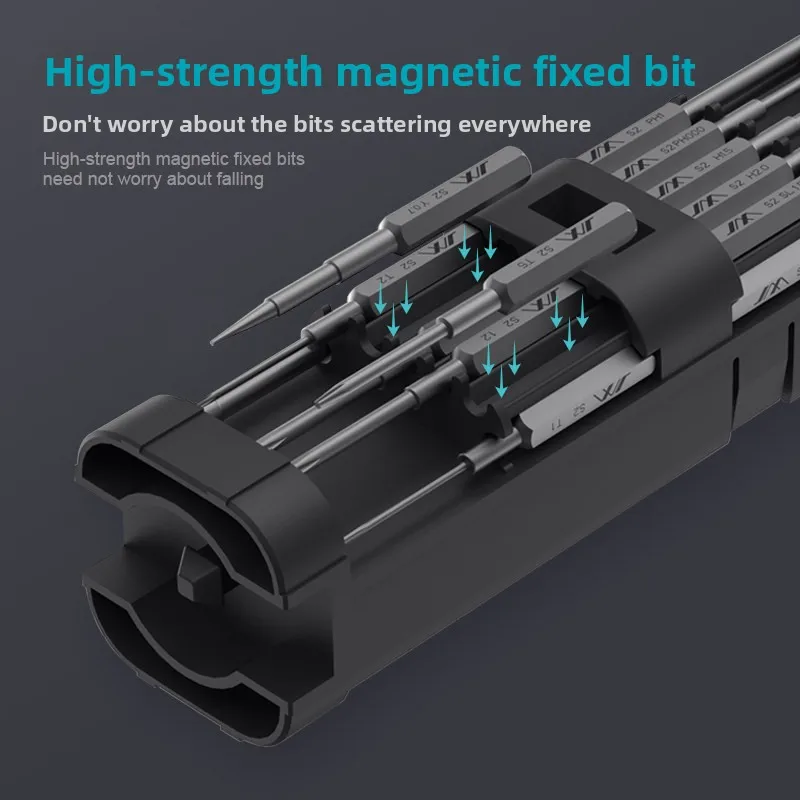 18 and 23 Piece Precision Screwdriver Set S2 Steel Bits for Phone Computer Laptop Repair, Magnetic Screwdriver Kit with