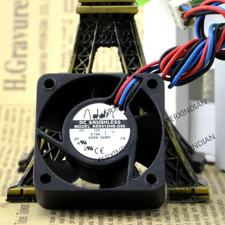 New AD0412HB-D56   DC12V Cooling Fan Assembly Kit