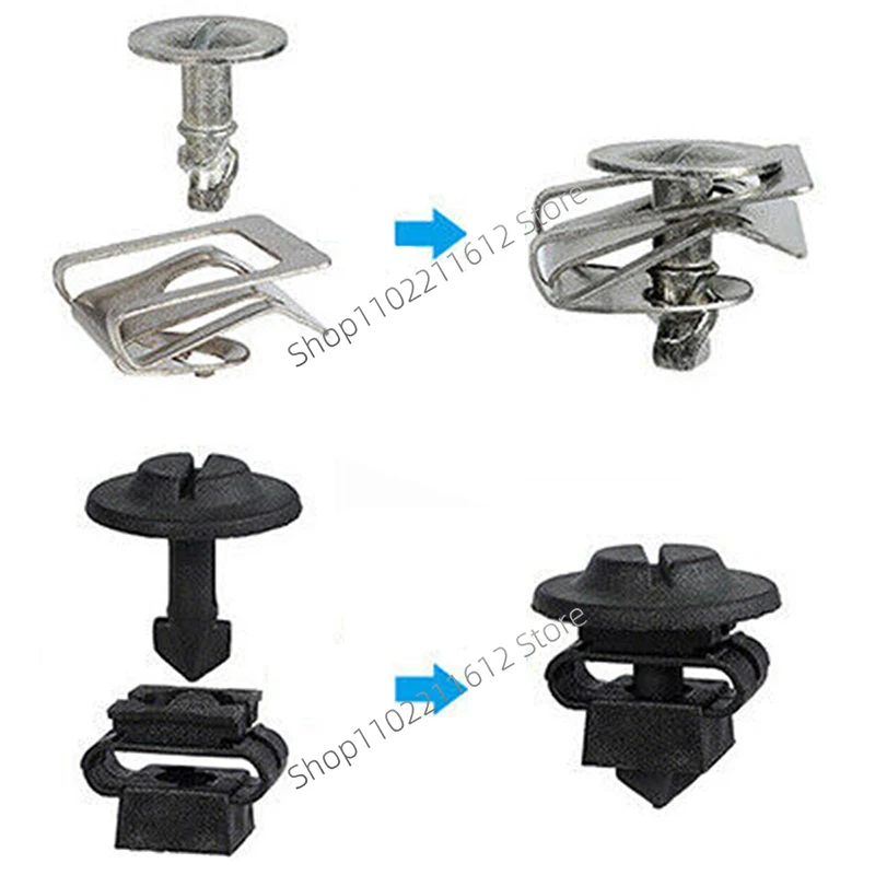 20pc Undertray Guard Engine Under Cover Fixing Clips Screw Fastener Kit for Audi A3 A4 A6 A8 TT VW Passat B5 8D0805121 8D0805960