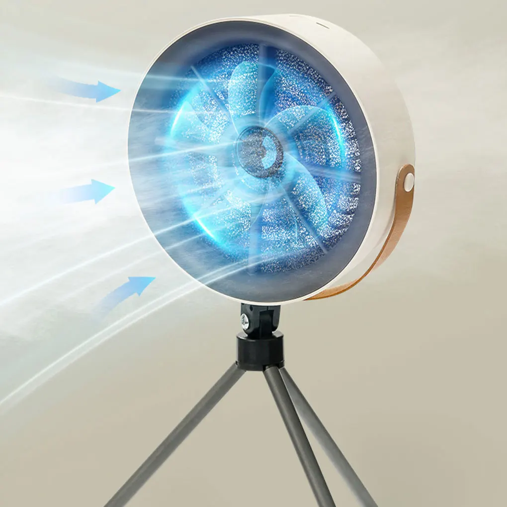 Desktop Range Hood with Filtration Kitchen Fan Portable Smoke Extractor with 3 Speeds for Outside Camping and Household