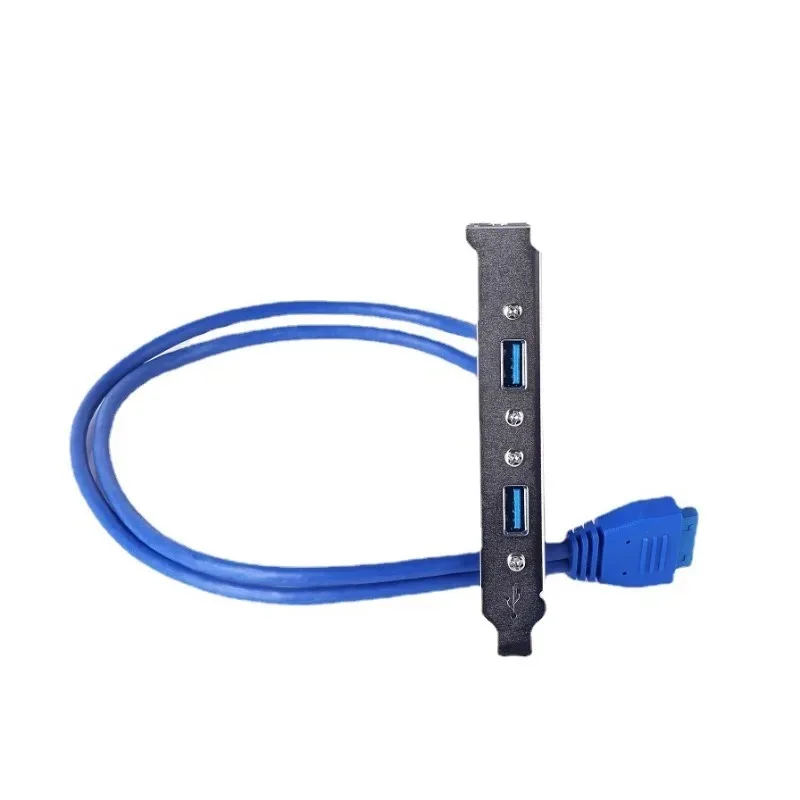 Motherboard USB 3.0 20pin To Dual USB 3.0 Board Cable/USB 3.0 Rear Chassis Block Connection Cable