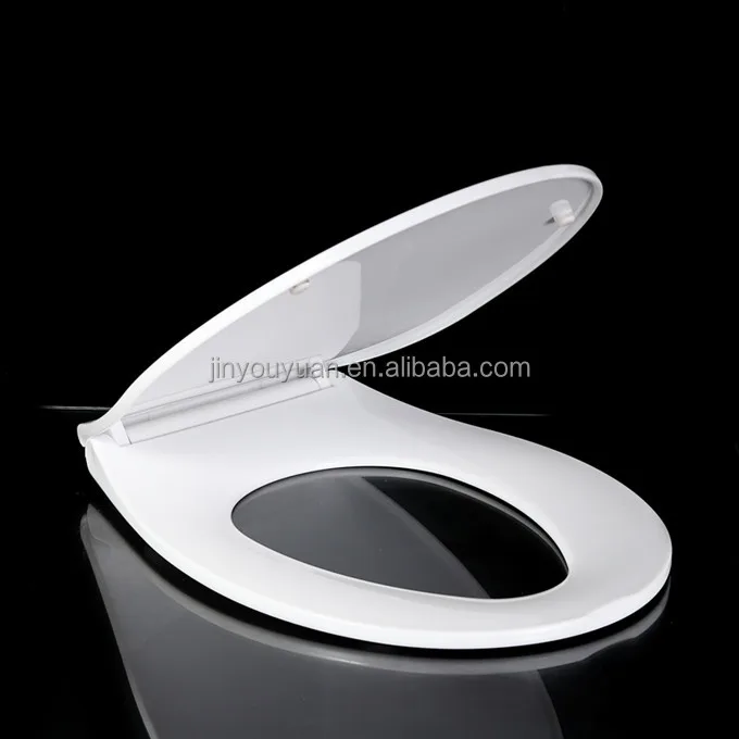 Good bathroom soft close toilet bowl lid polypropylene plastic modern toilet lid Europe