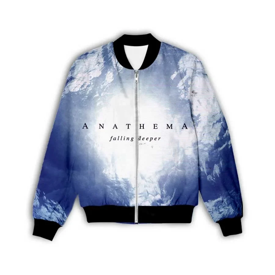 New Fashion Women/Men's 3D Print Anathema  Zipper Bomber Jackets Men Overcoat Mens Coat Zip Up Jackets  M1