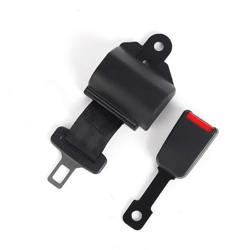 Cinturón de seguridad de coche retráctil automático de 2 puntos, cinturón de seguridad para vehículo de ingeniería, conjunto de accesorios para cinturón de seguridad de autobús turístico