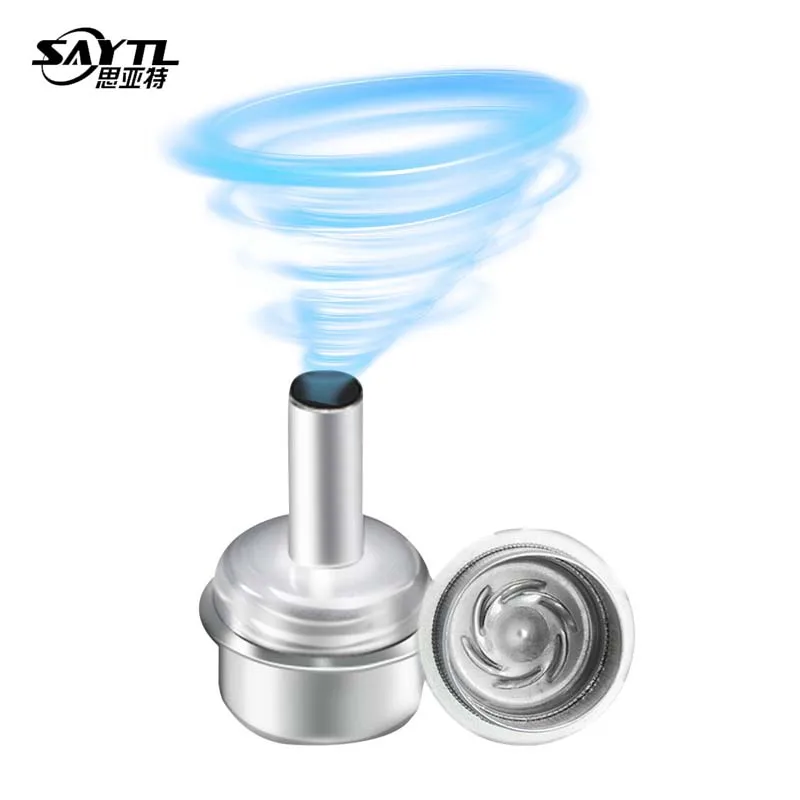 2 pezzi Set ugello pistola ad aria calda di alta qualità 8MM/10MM ugello ciclone per stazione di saldatura rapida 861DW