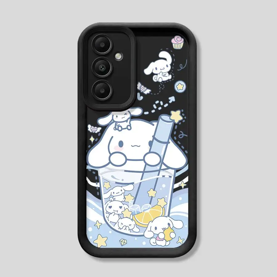 Cute Kuromi Cinnamoroll Phone Case for Samsung Galaxy A16 A33 A34 A12 A13 A14 A22 A32 A23 A24 5G Soft Cover Silicone Cover