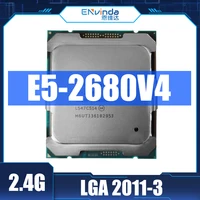 Procesador de CPU Intel XEON E5 2680 V4 usado, 14 núcleos, 2,40 GHZ, 35MB, caché L3, 120W, SR2N7, LGA 2011-3, compatible con placa base X99 E5-2680V4
