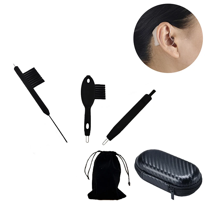 

3Pcs Cleaning Brush Ventilation Rods Screwdrivers Hearing Aid Cleaning Care Kit