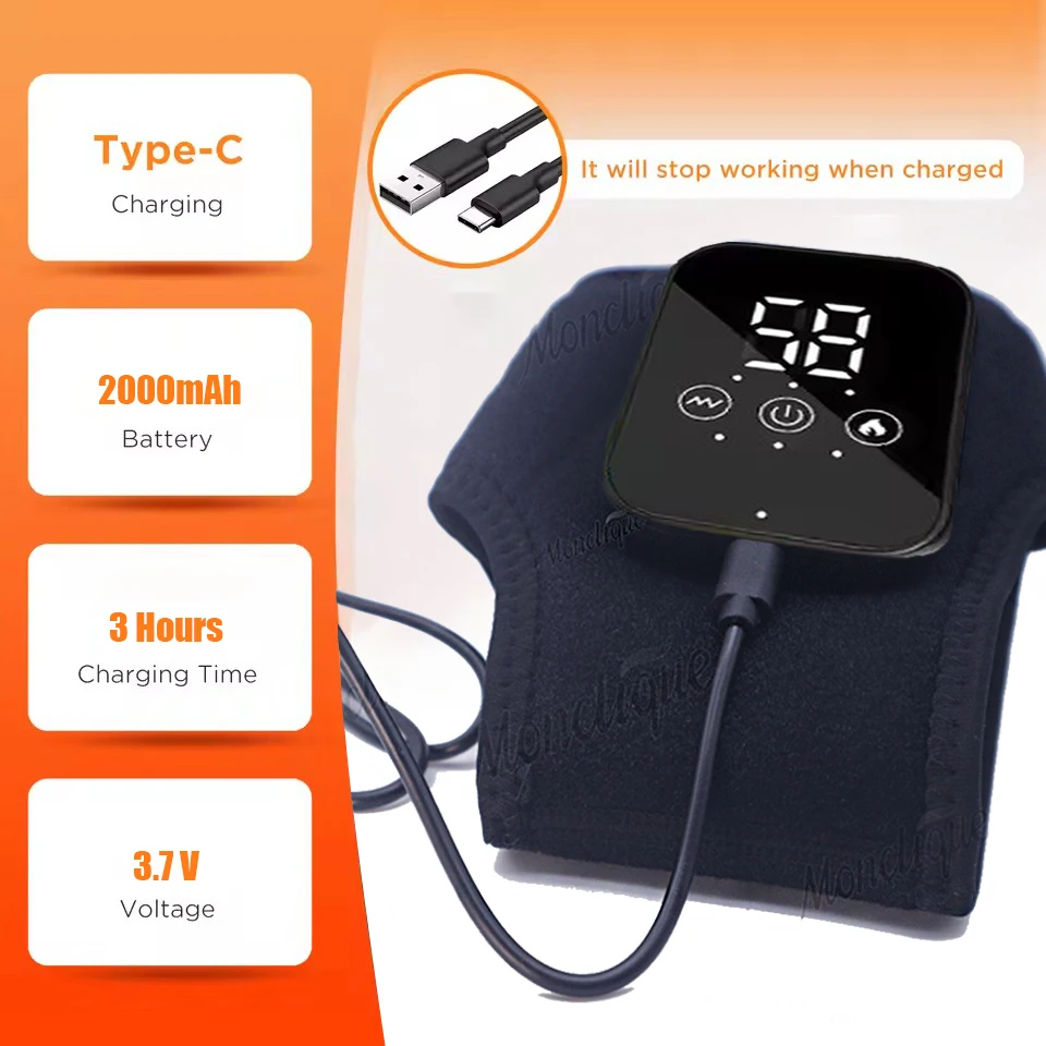 Массажер с подогревом лодыжки, горячий компресс, вибрация, здравоохранение, массажная обертка для лодыжки, компресс для ног, защита суставов, поддержка лодыжки, бандаж