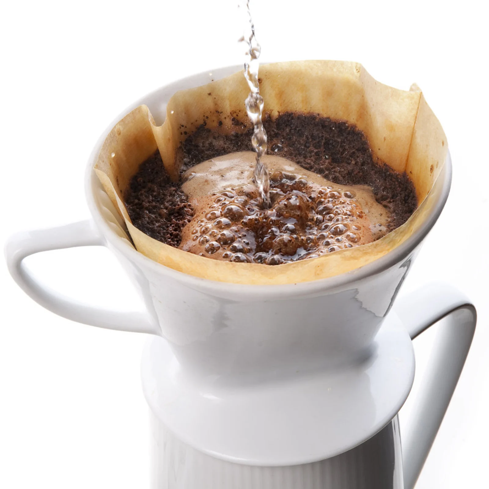 

300 Pcs Filter Coffee Paper Drip Round Filters High Beige Small