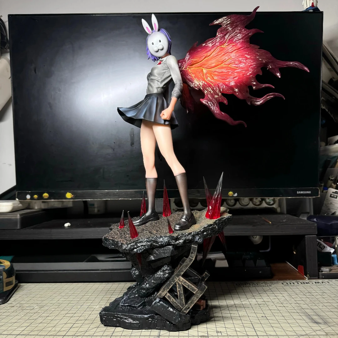 

38cm Tokyo Ghoul Ghost Island Double Headed Sculpture Gift Boxed Collectible Figures Model Tokyo Ghoul Series Anime Toys Gifts