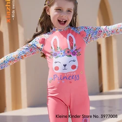 Baby Girl Swimwear One-Piece UPF50 UV Protection Swimsuit for Girls Cartoon Children's Bathing Suit Toddler Surf Swimming Suits