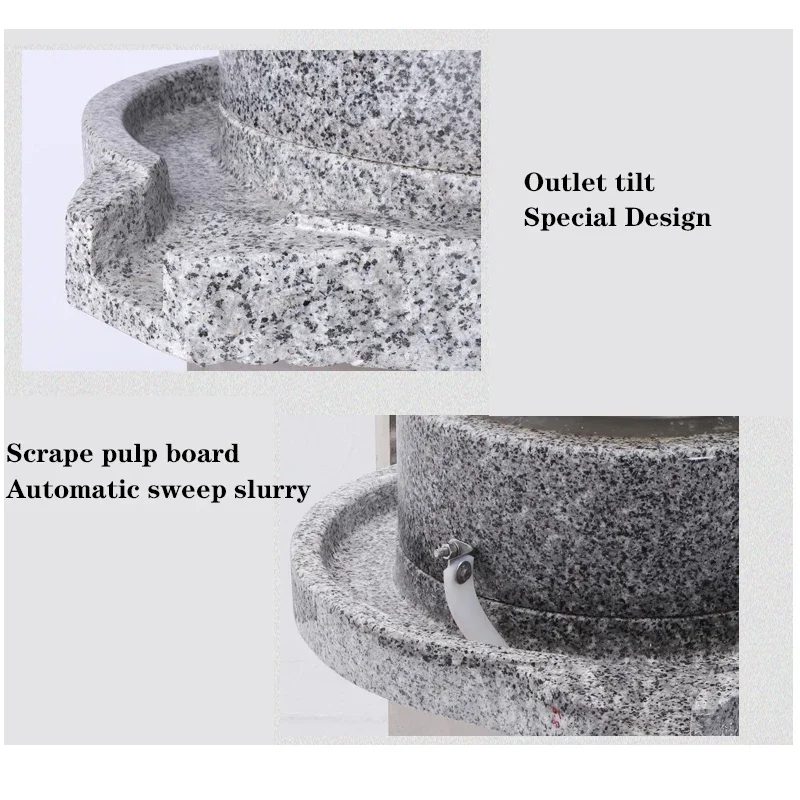 가정용 및 상업용 전기 석재 제분기, 대용량 대두 참깨 옥수수 연마기 분쇄 두유 기계, 220V, 50L