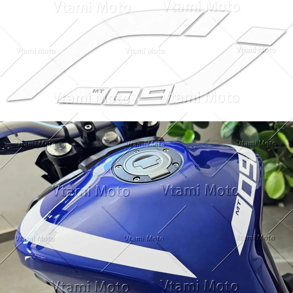 Stiker tangki bahan bakar sepeda motor untuk MT-09 MT09 FZ-09 Fz09 2014-2021