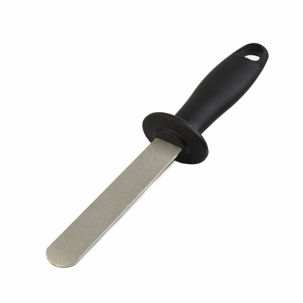 Sharpen Stone Tool Diamond Files Ergonomic Handle Diamond Files Sharpener for Blades/Chisels/Scissors 400# Grit