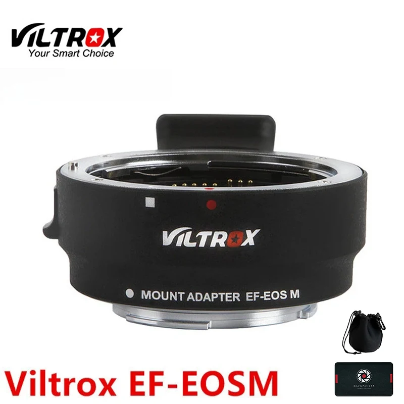 Viltrox For EF-EOSM EOS-EOSM Electronic Auto Focus Lens adapter for EOS EF EF-S lens to EOSM EF-M2 M3 M5 M6 M10 Mount Adapter