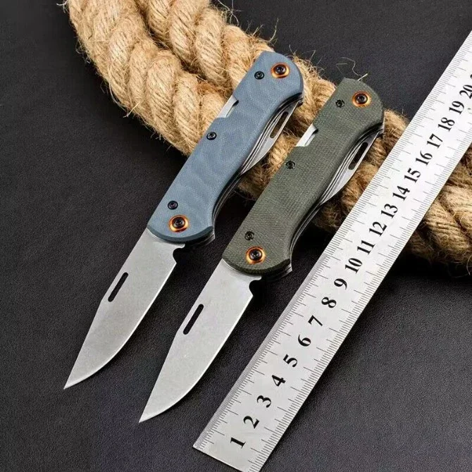 Butterfly BM371 Folding Pocket Knife S30V Double Blade G10/Flax Handle Tactical Outdoor Camping Hunting Survival EDC Tool Knives