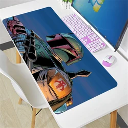 Gaming Mouse Pad Boba Fett Keyboard Mat Office Accessories Laptop Computer Offices Cool Mousepad Anti-skid 900x400 Game Mats