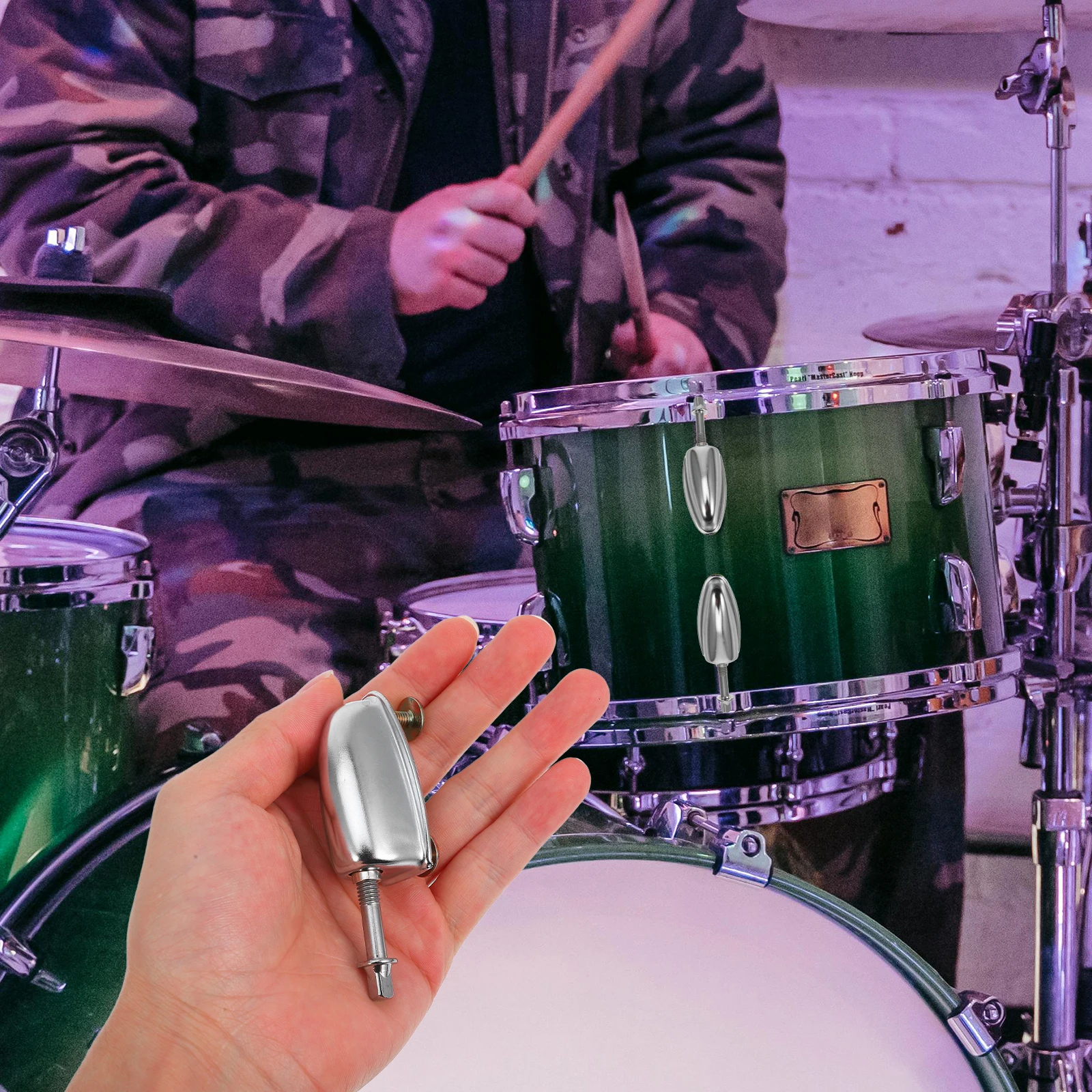 

Snare Drum Lugs Cover Replacement Parts Jazz Bracket Iron Durable Metal Hooks Connectors Floor Legs Practical Easy Installation