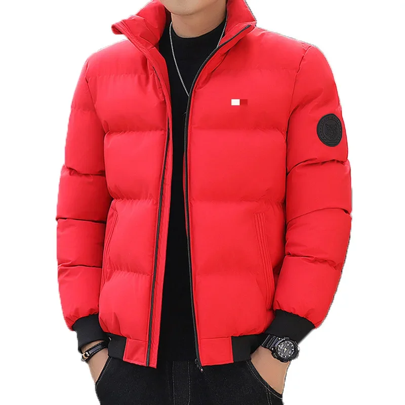 Thick neck high zipper jacket warm and windproofwinter brand sporty and casual fashion costeffective and comfortable jacket