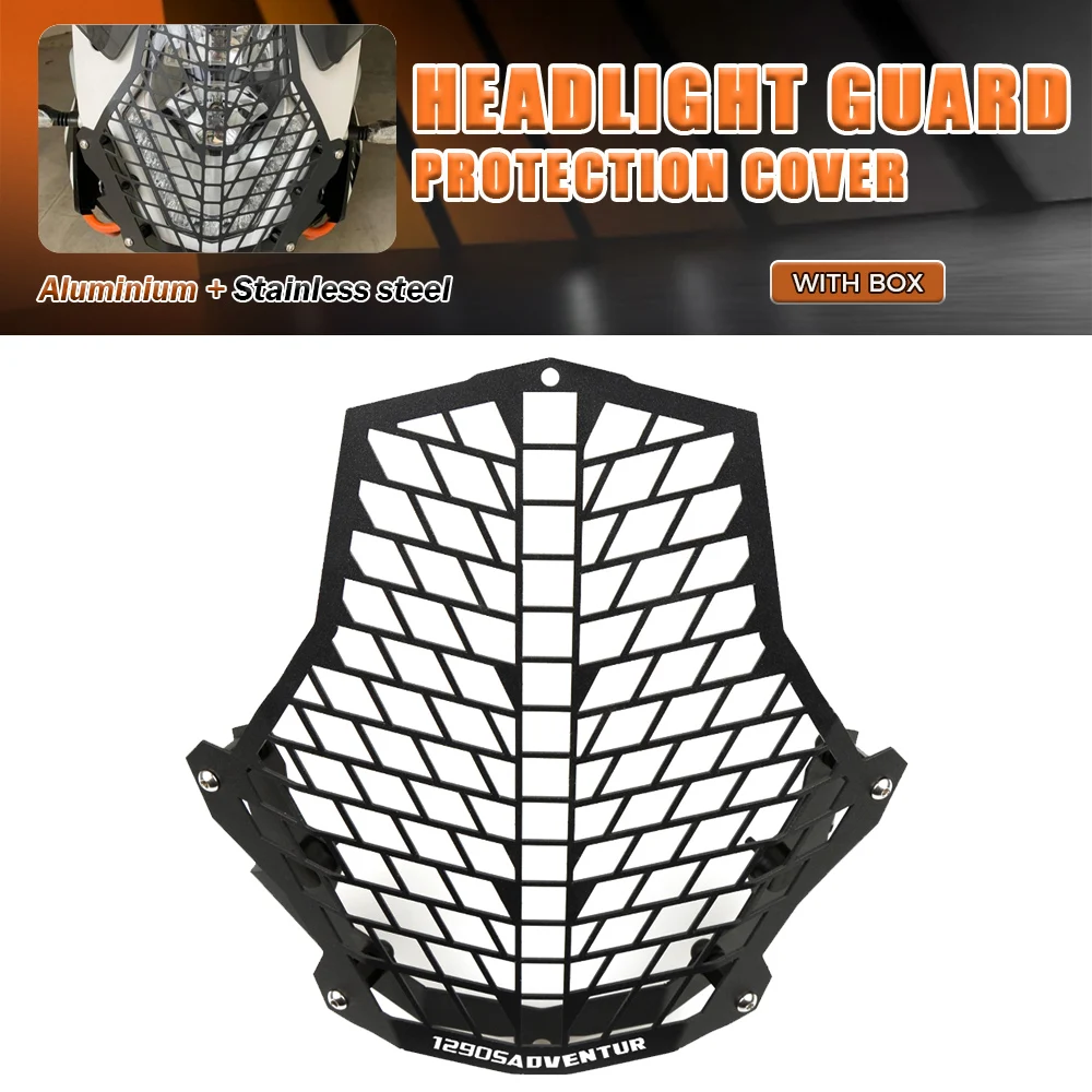 

For 1290 Super Adventure 1050 1090 1190 Adventure & R L Motorcycle Accessories Headlight Protector Grille Headlamp Guard Cover