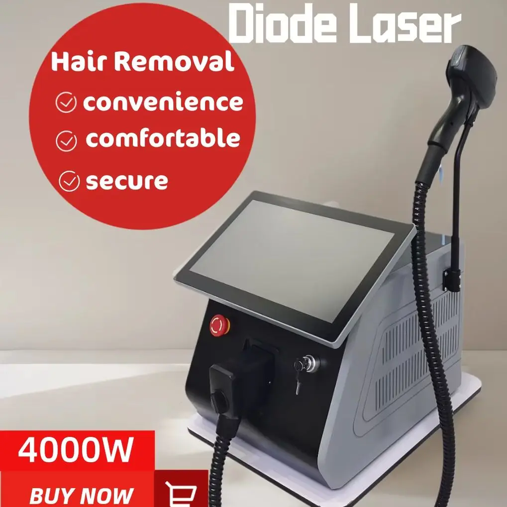 

Professional 4 Wavelength Diode Laser Hair Removal Machine 2024 CE Certified 755nm 808nm 940nm 1064nm Epilator Depilador