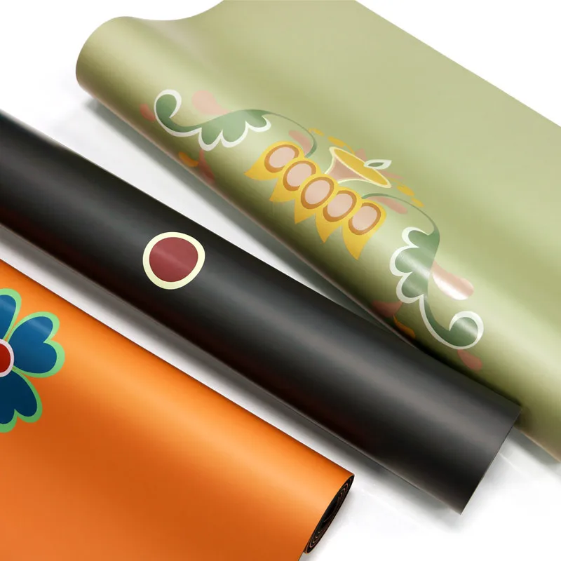 Lezyan Newest Natural Rubber Pu Yoga Mat Multi-Color Sweat-Absorbent Non-Slip Fitness Widened Workout Gymnastics Gym Exercise