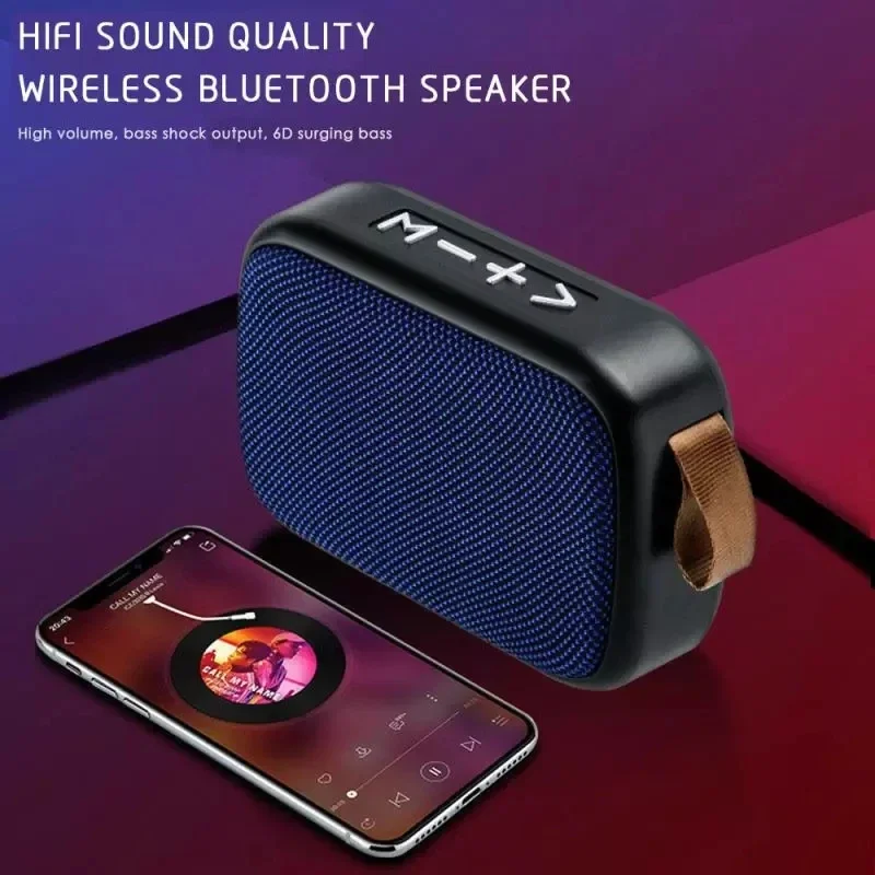 G2 Wireless Bluetooth Speaker Outdoor FM TF Card U Disk Audio Creative Portable Mini Gift Wireless Speakers