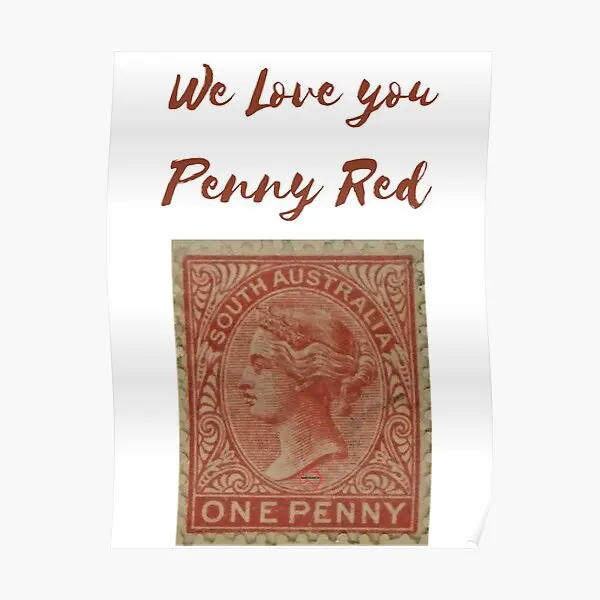 We Love You Penny Red  Poster Picture Vintage Funny Modern Decoration Art Wall Room Decor Painting Mural Home Print No Frame