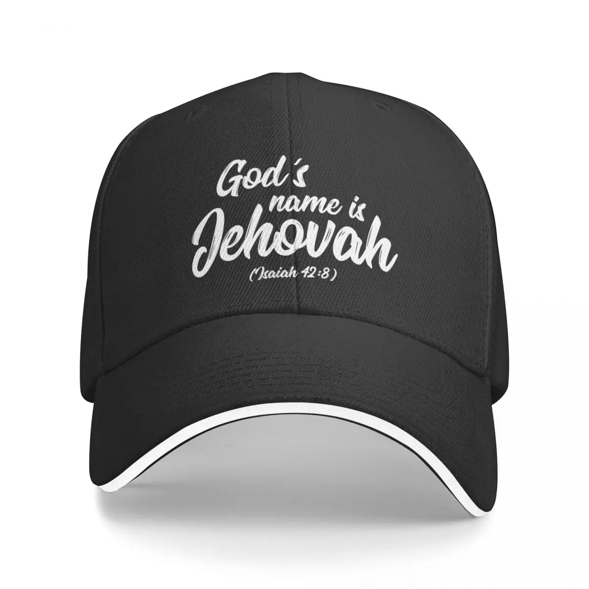 Gods name is Jehovah Message JW Ministry Gift Idea Baseball Cap Luxury Man Hat Visor Sunhat Girl Men's