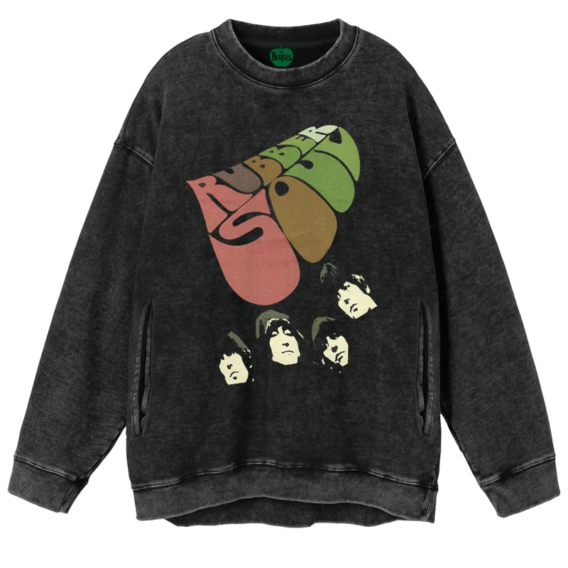 

Autumn Winter Vintage Waed Tie Dye round Ne Sweatirt Youth Casual Cotton 00% Printed aphic Hoodie ex