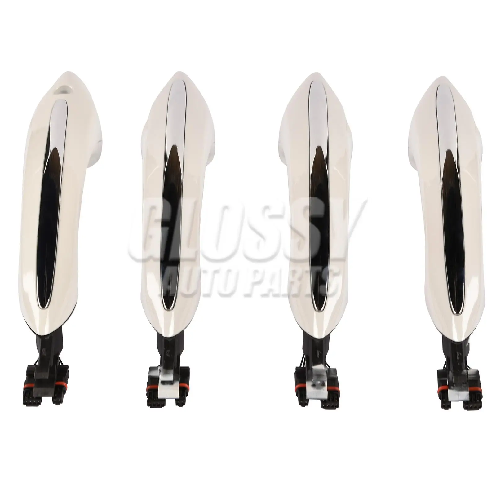 AP03 4 PCS White Front Rear Left Right Exterior Door Handle For BMW F07 F10 F11 F06 F12 F13 F01 F02 F03 F04