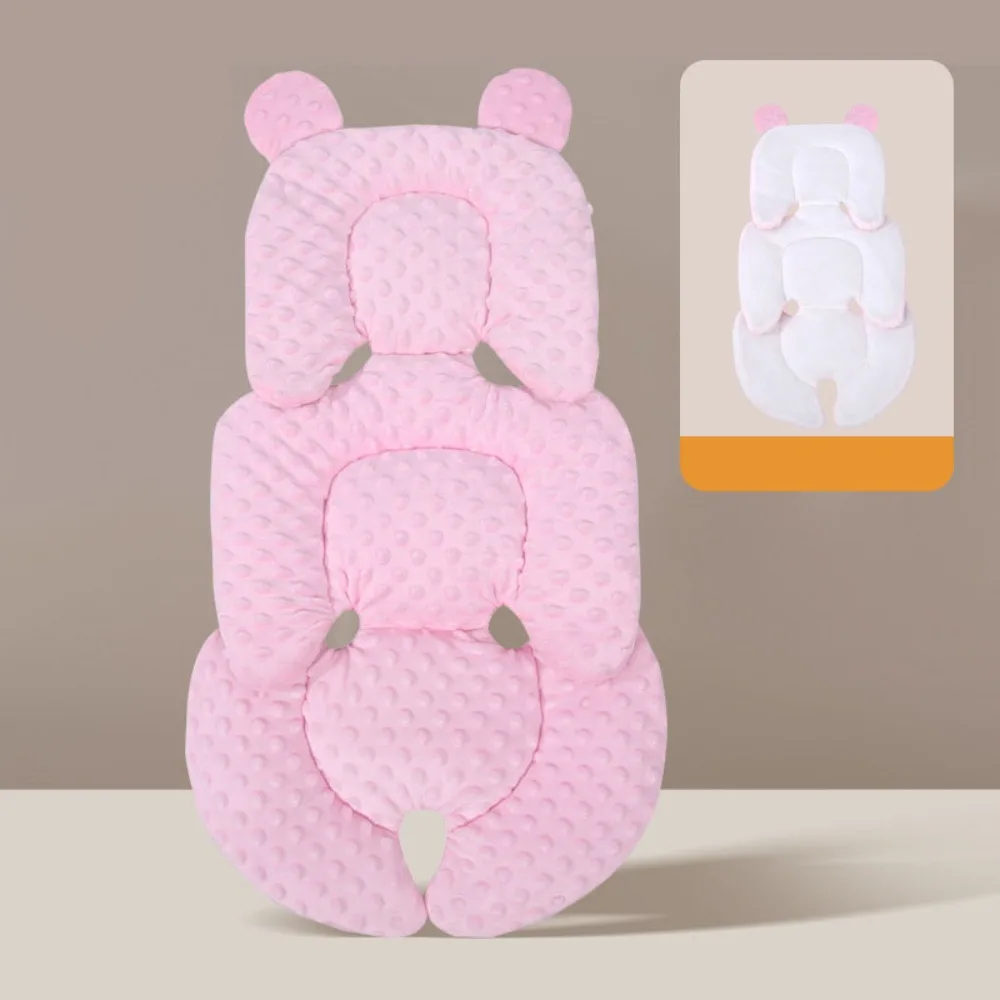 Solid Color Baby Stroller Cushion Baby Seat Cushion Seat Liner Pushchair Car Mat Pram Cushion Car Seat Trolley Mattress