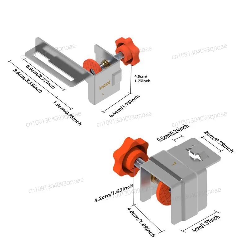 Imbot New Design Stainless Steel Side Drawer Clamp Auxiliary Inner and Outer Edges Adjustable Stainless Steel Angle Clamp Set 90