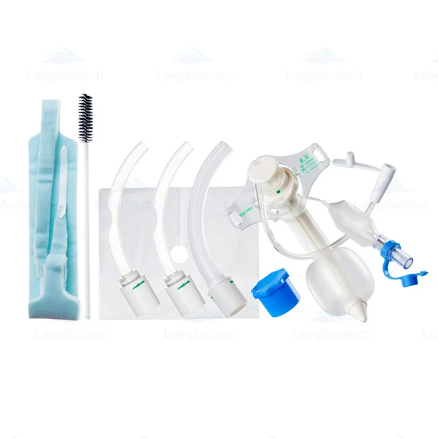 Medical Consumables Medical Cuffed Tracheostomy Tube Kit Tracheostomy Tube With Inner Cannula
