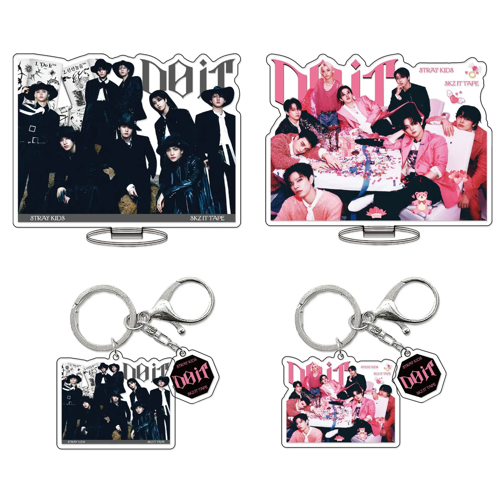 

Новый брелок KPOP StrayKids, мини-альбом DO IT, периферийная акриловая подставка, украшение, праздничный подарок, любимый фанат