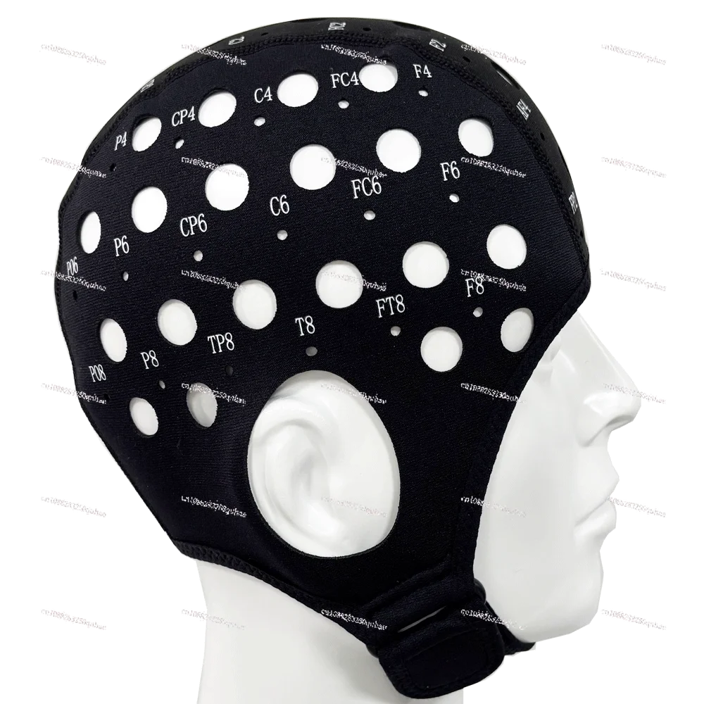 64 guide EEG electrode cap EEG cap ERP transcranial magnetic positioning cap, optional wet and dry brain electrodes